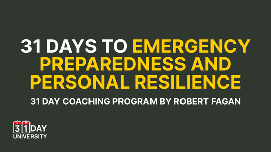 31 Days to Emergency Preparedness and Personal Resilience